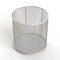 Anysizebasket Round Wire Mesh Basket: 12Dia. x 12H, 304 SS, 1/4 Rod Frame, No Handles, Mesh: 30 x .012 TMT-120RND120-N30S - alternate 1